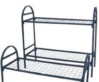 Кровать одноярусная металлическая (1900х700х750 мм.) для строителей и рабочих прокатная пружина