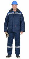 Костюм "СИРИУС-108832" куртка синий с васильковым п/к и СОП
